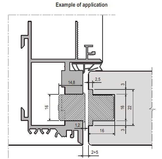 Kit Alu-Touch - Aimants fixes aluminium-bois AGB