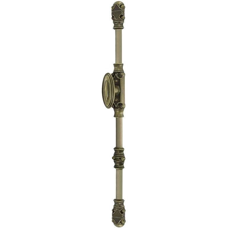 Fausse Crémone 33mm Bouton Gâche + Chapiteau - ARINOV