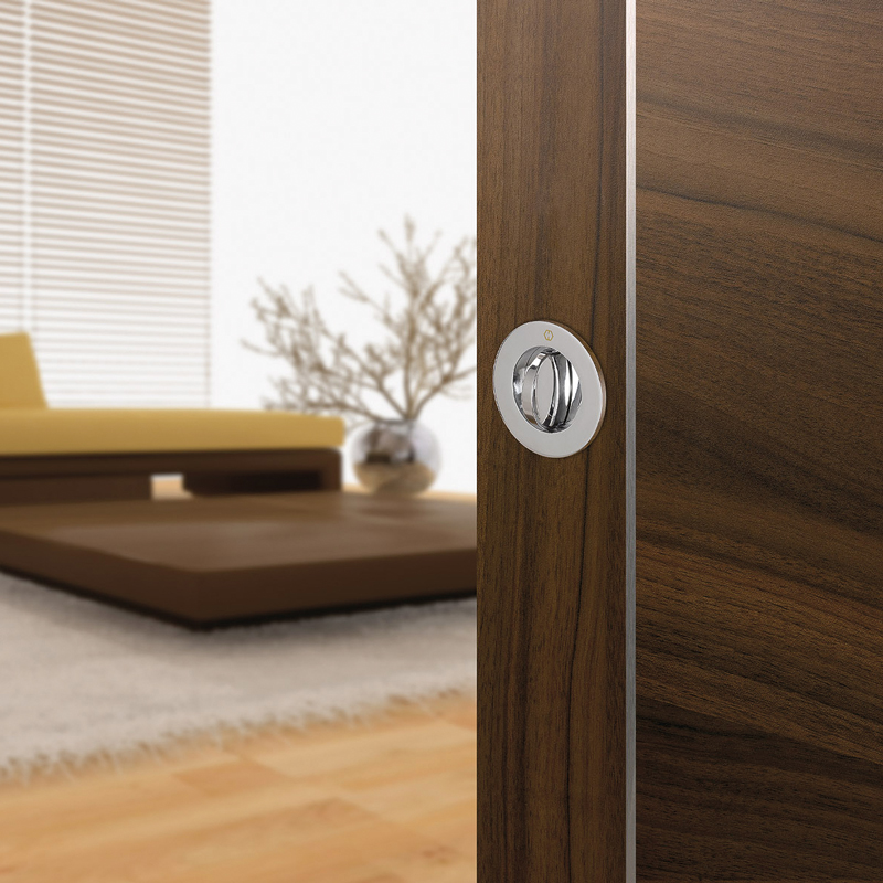 Set de poignées cuvette rond pour porte coulissante M471 - HOPPE
