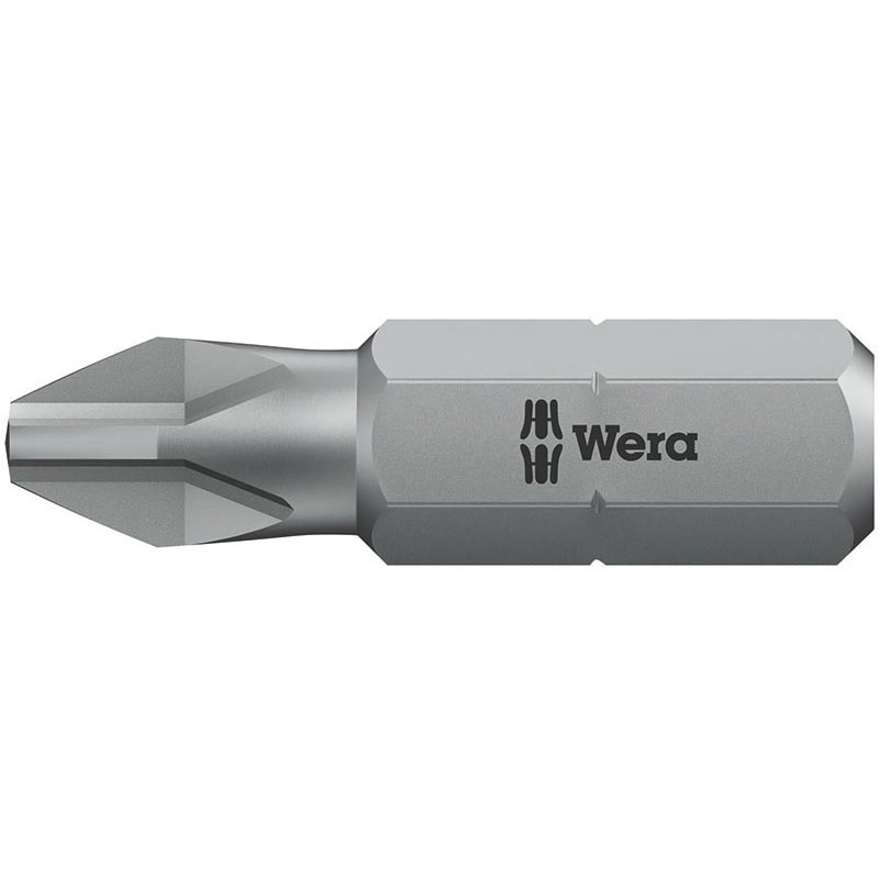 Embout visseuse cruciforme PH2, LG 25 mm - WERA
