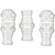 Fausse crémone Classique 42mm Bouton 04 - DECAYEUX