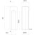 Cache fiche aluminium bout plat design d.15mm - OTLAV