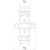 Fausse Crémone Tendance 33mm Bouton 09 Bas de Gâche+Gâche - DECAYEUX