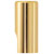 Cache fiche aluminium bout plat design d.15mm (pour 055/057) - OTLAV