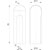 Cache fiche aluminium bout rond design d.17 (pour exacta et bixacta 16mm) - OTLAV