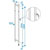 BARRE DE TIRAGE 200C 009 K-LOCK - PBA